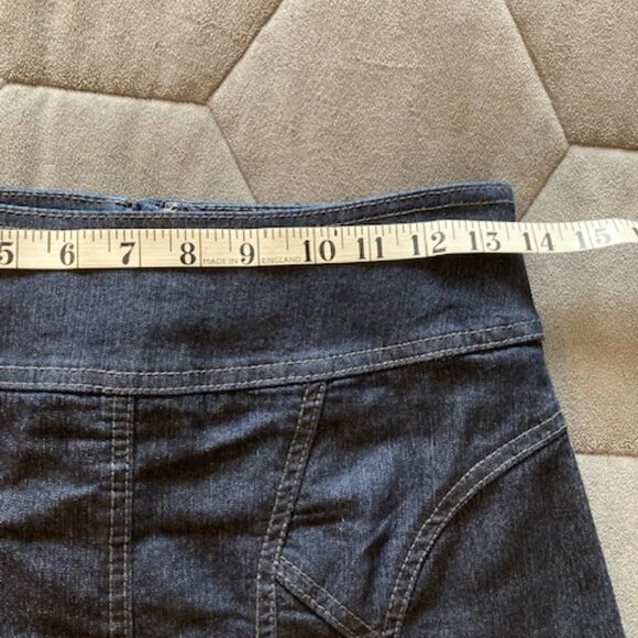 RW&CO. Premium Denim Dark Blue A Line Skirt - Size 0 - Picture 4 of 7